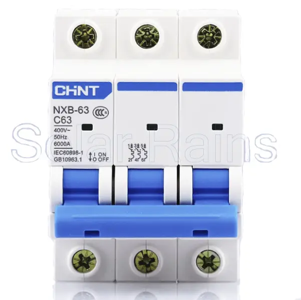Chint Miniature Circuit Breaker, MCB, AC Breaker, 1 or 3 Poles, 20/25/32/63A