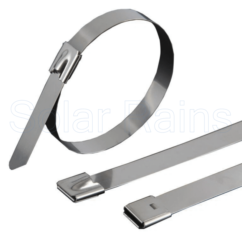 Uncoated Steel Cable Tie 304/316 Stainless Steel, Length 300/360mm, One Bag