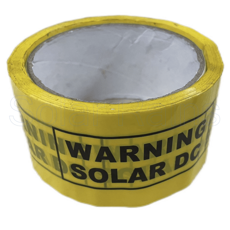 Solar DC Warning Tape