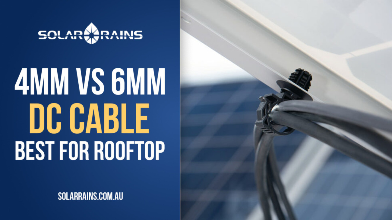 4mm 6mm solar dc cable for rooftop installation