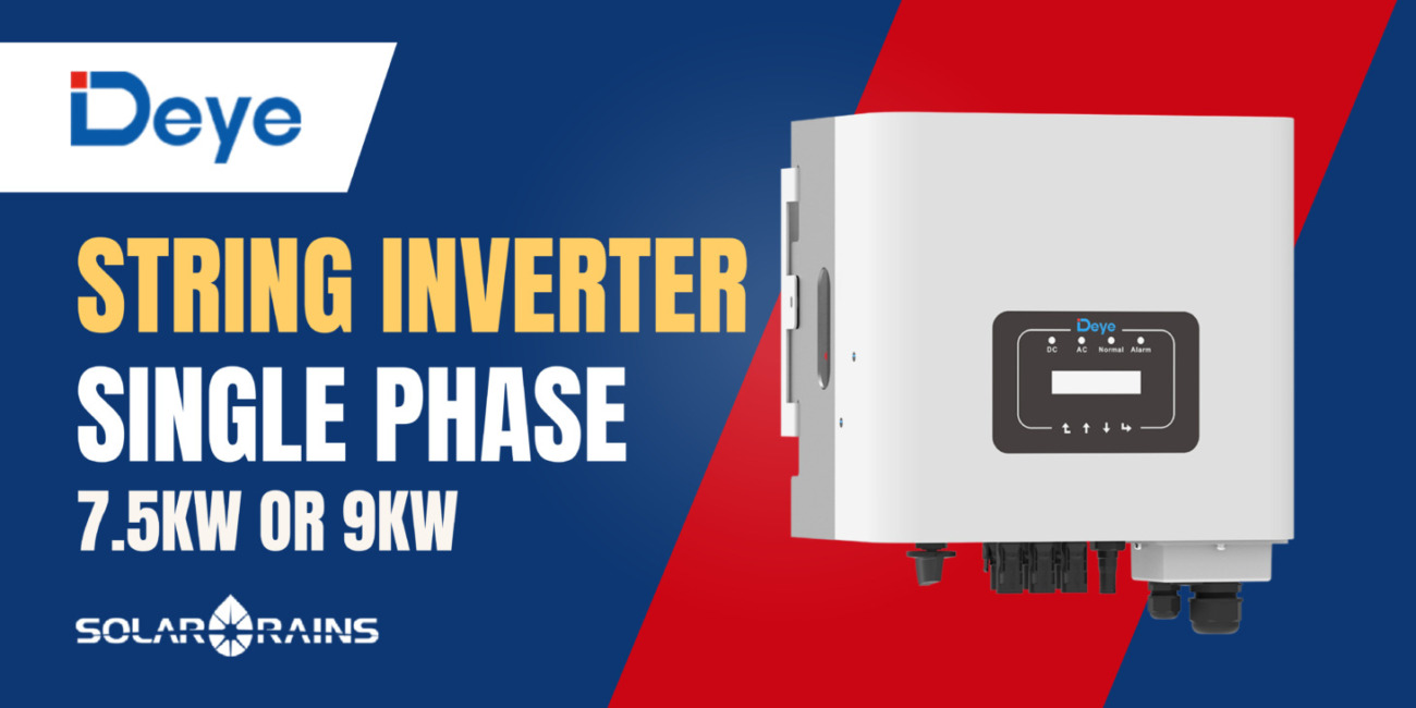 Deye string inverter single phase 7.5 kw or 9kw