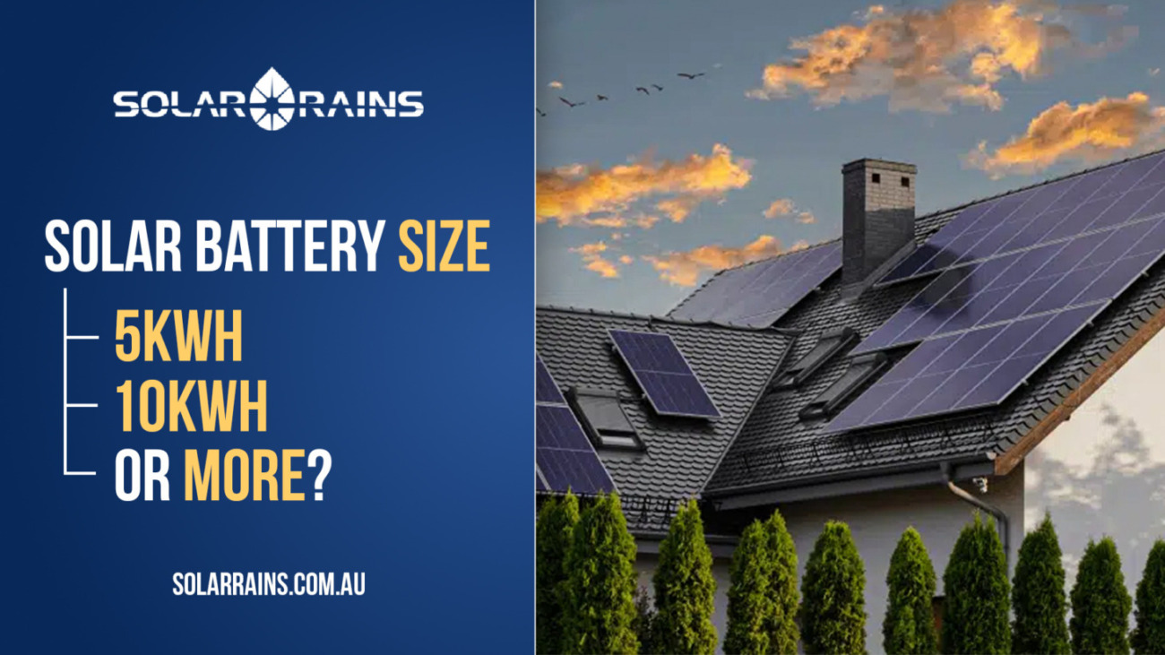 solar battery on rooftop in australia