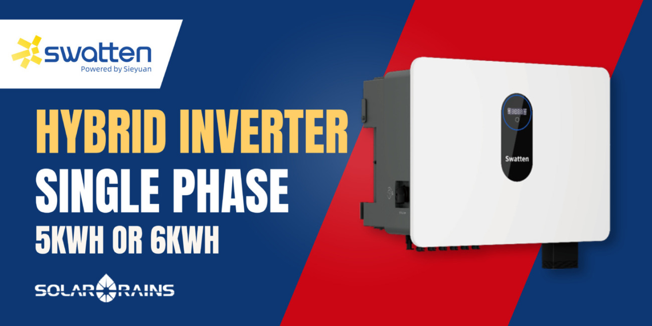 Swatten Hybrid Inverter Single Phase at Solar Rains
