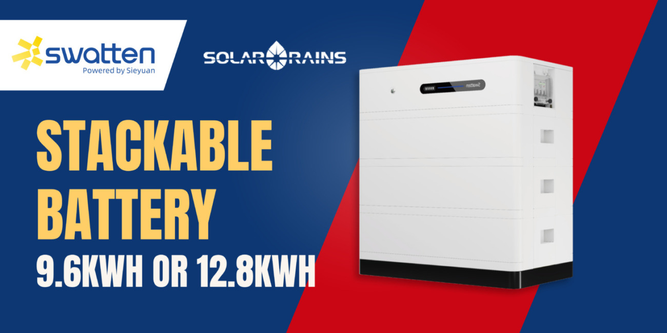 Swatten Stackable Battery (9.6kWh or 12.8kWh)