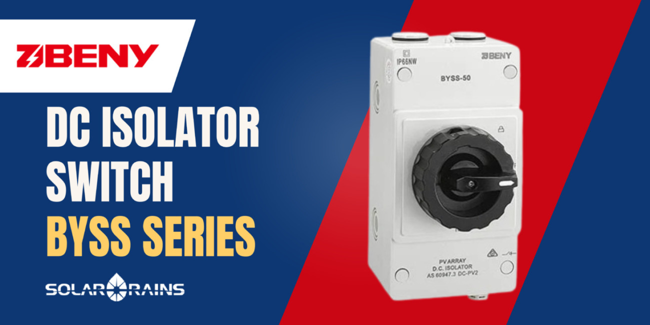 zj beny byss series dc solar isolator switch at solar rains