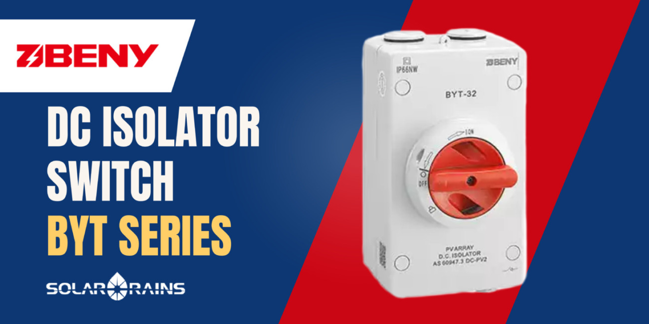 zj beny byt series dc solar isolator switch at solar rains