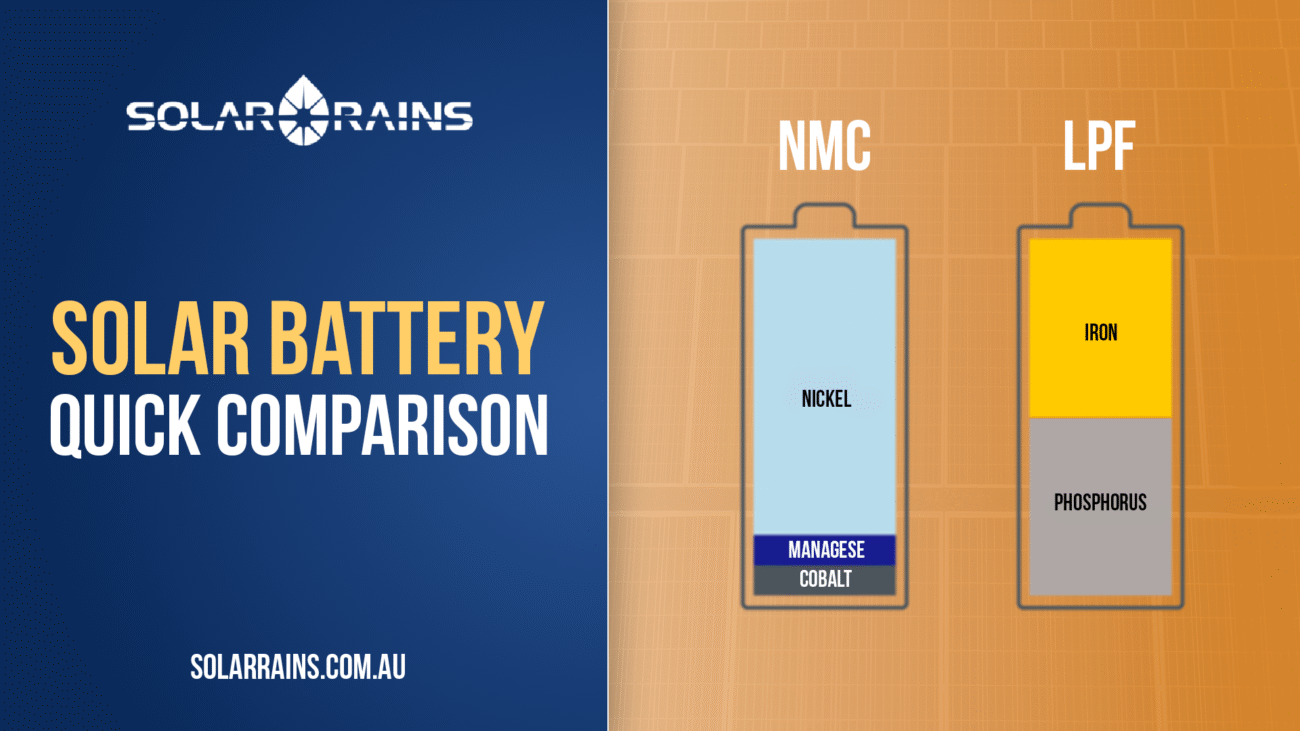 LFP vs NMC solar battery comparison