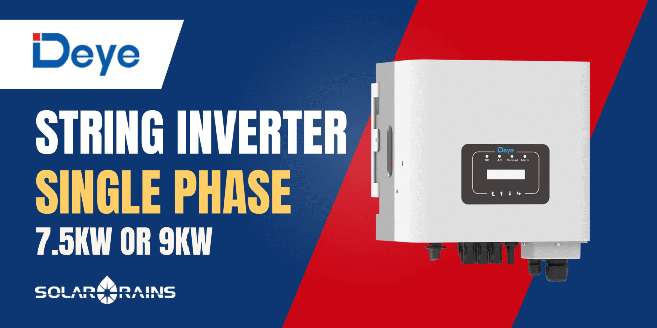 deye string inverter single phase 7.5kw or 9kw