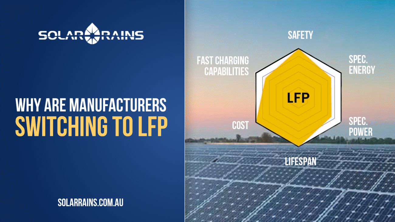 What is LFP solar battery and why are manufacturers switching to it