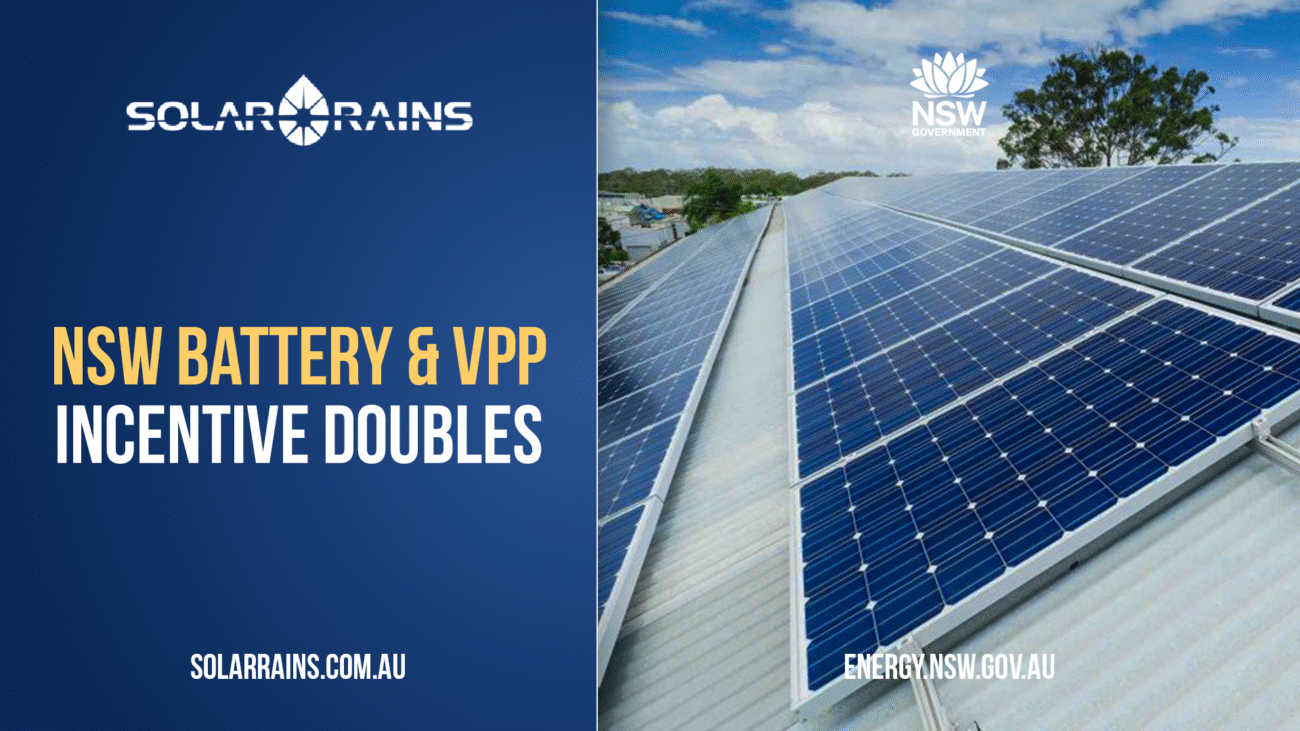 NSW battery and VPP incentives double