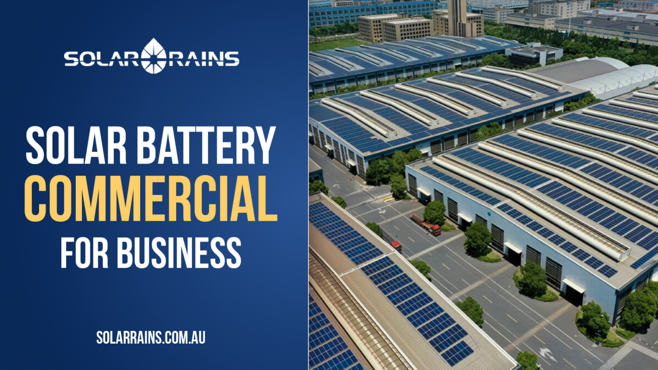 Commercial Solar Battery Storage System for Your Business