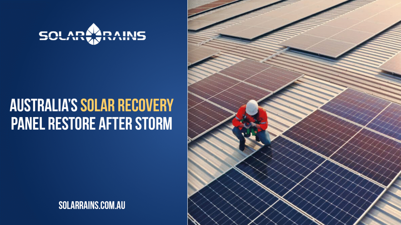 Supporting Australia’s energy recovery, How Compatible Solar Panels Restore Systems After Storms