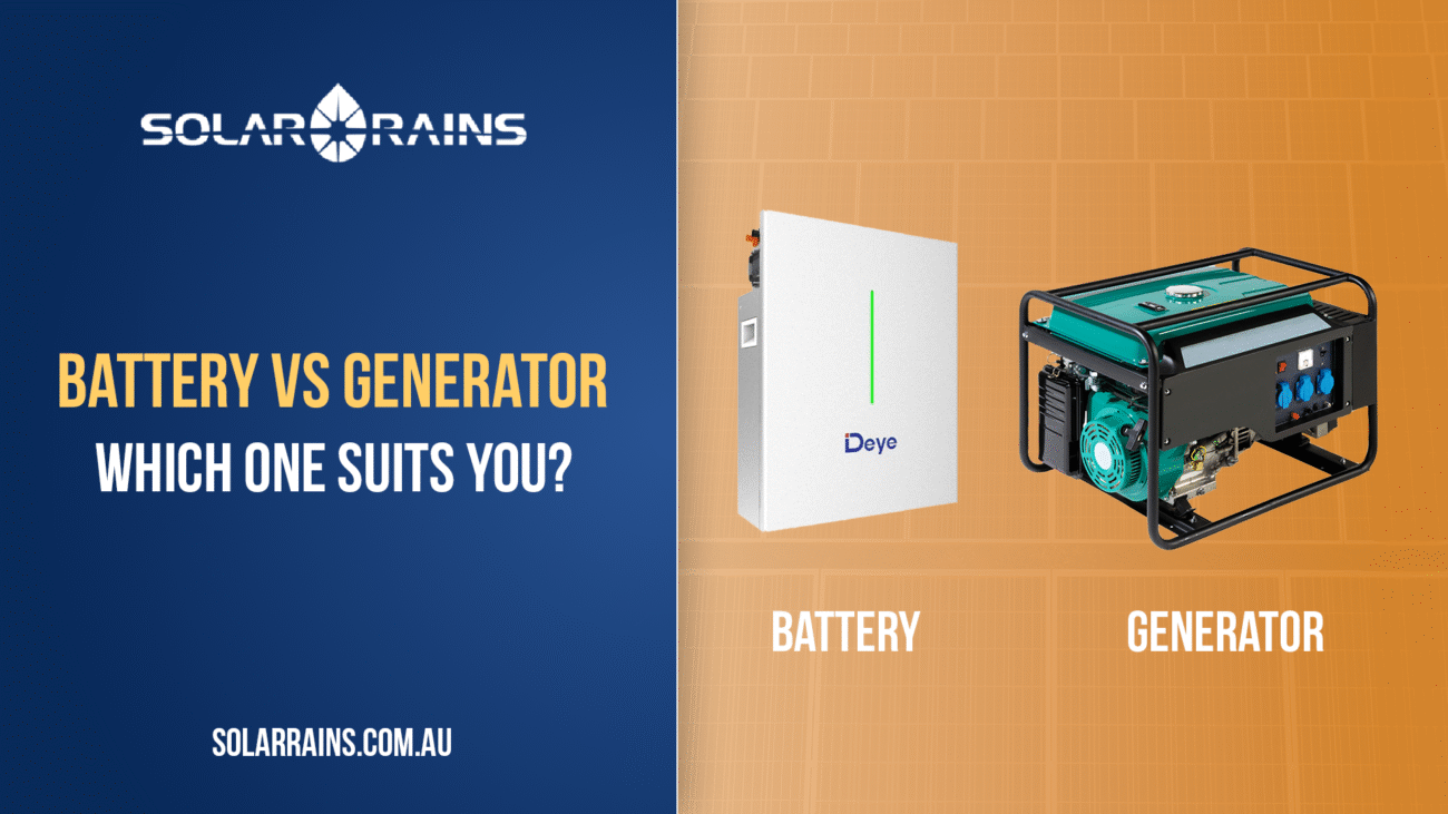 solar battery and generator