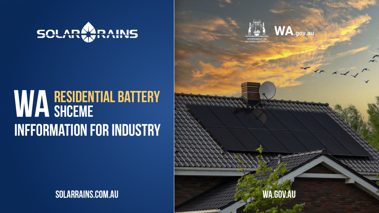 WA Residential Battery Scheme - Information for Industry