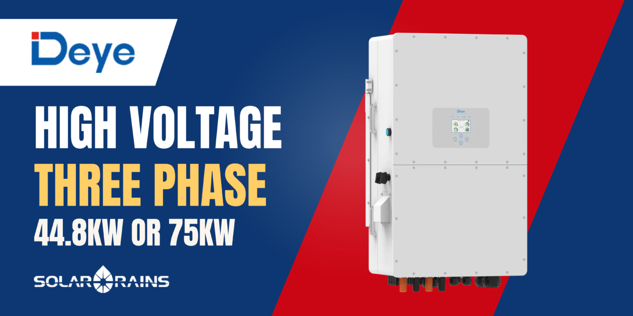 Deye High Voltage Three Phase Hybrid Inverter Series