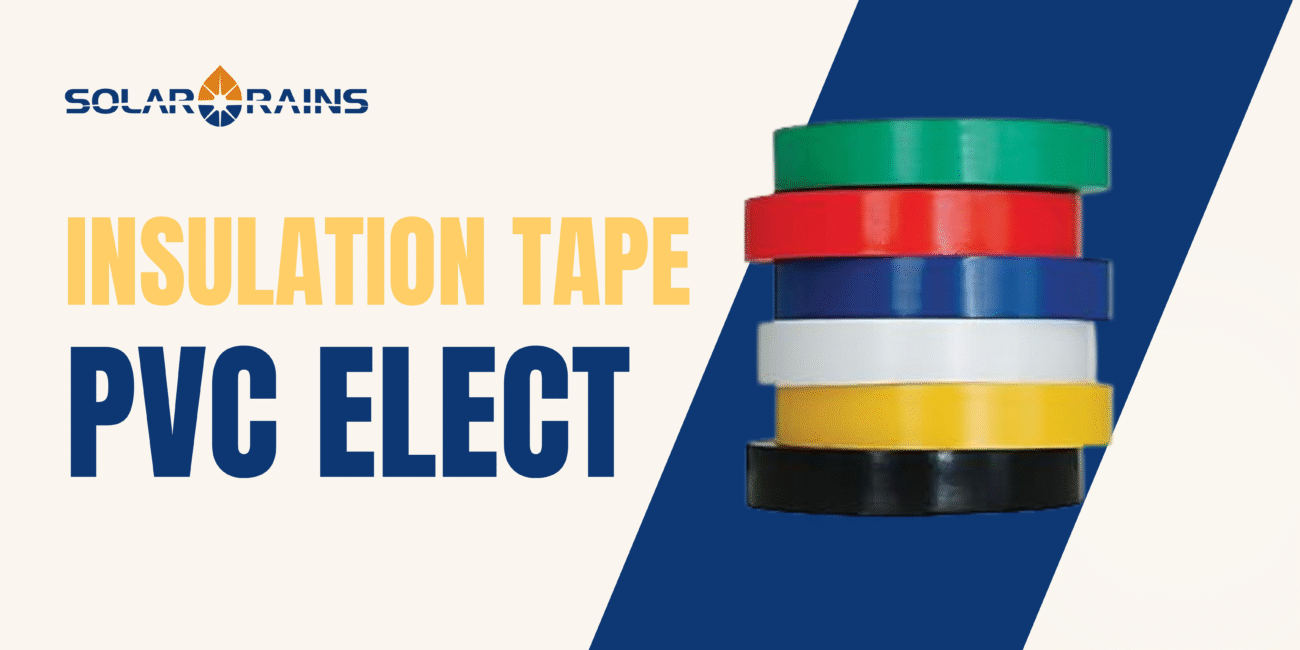 PVC Elect Insulation Tape Rainbow, 5 or 10 Rolls Pack
