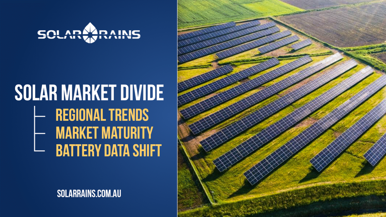 Australia Solar Market Divide - Regional Trends, Market Maturity & The Battery Data Shift