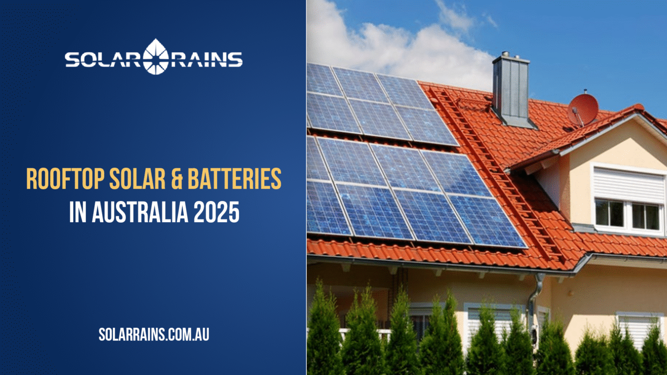 rooftop solar and solar battery trend 2025
