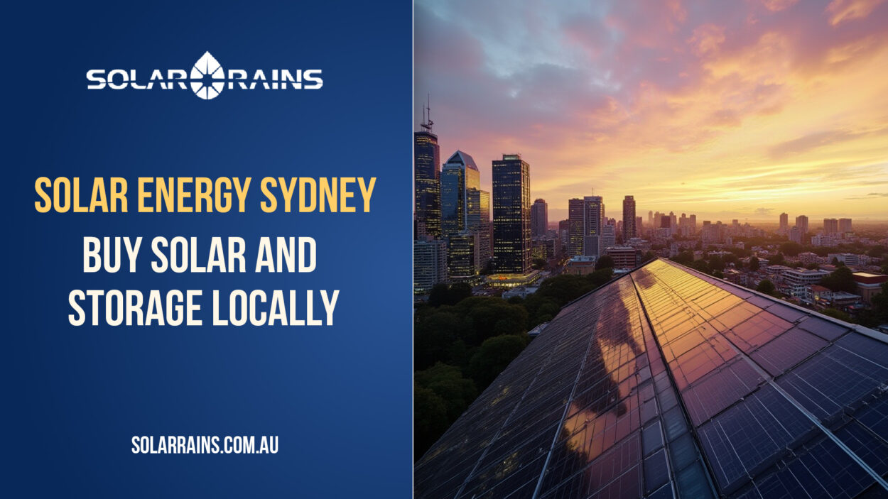 Solar Energy Sydney Solar and Storage Guide
