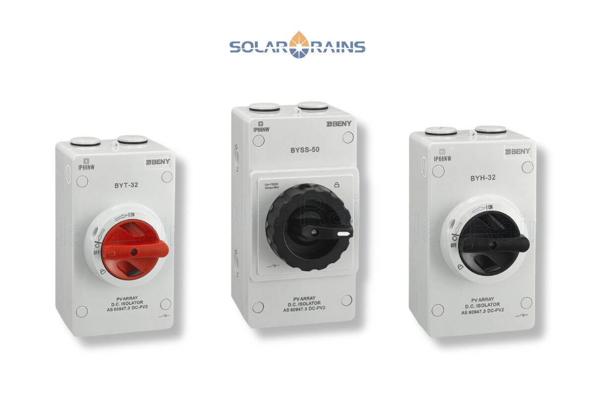 What is a DC isolator switch