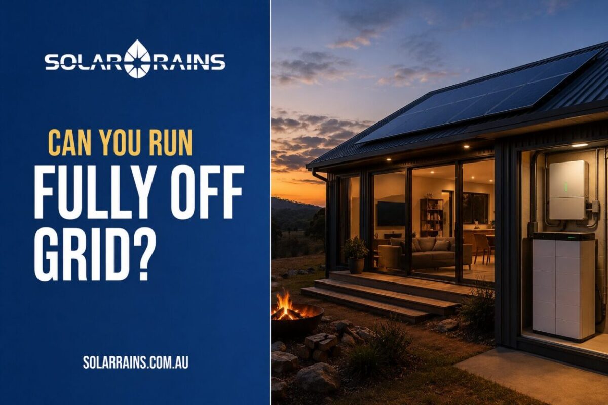 Can You Run 100 Percent on Solar Battery Without the Grid