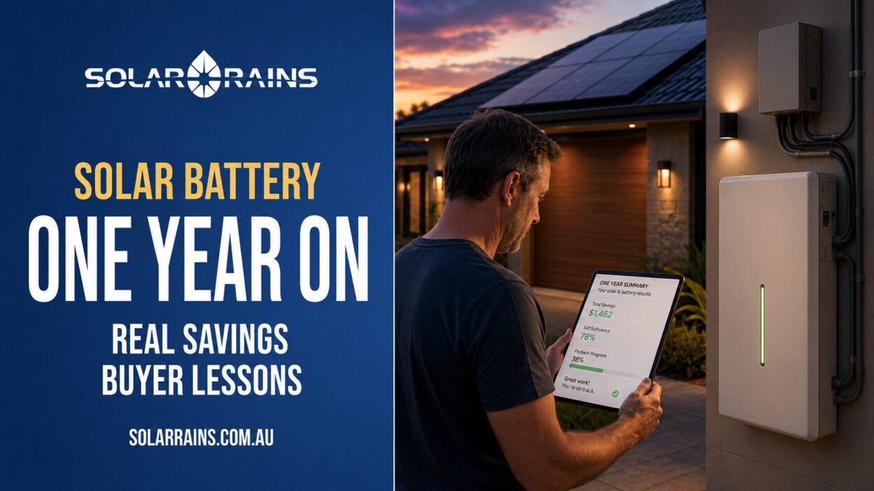 Solar Battery After One Year