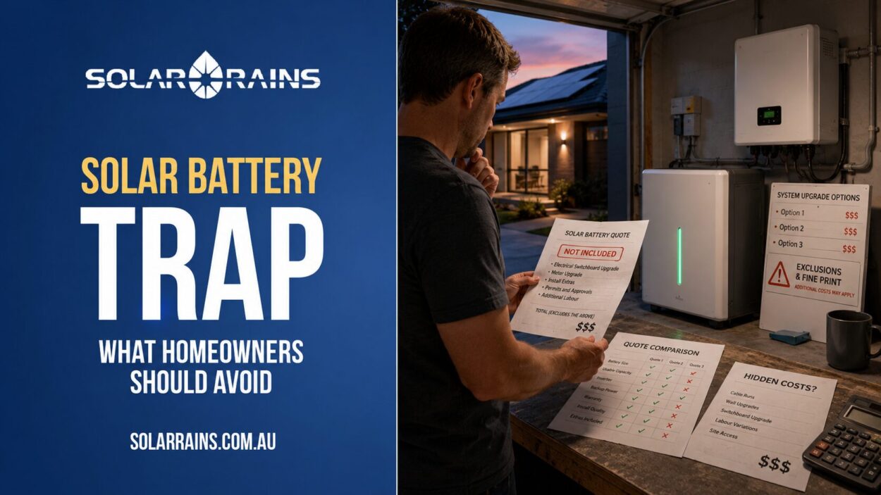 Solar Battery Trap Homeowners