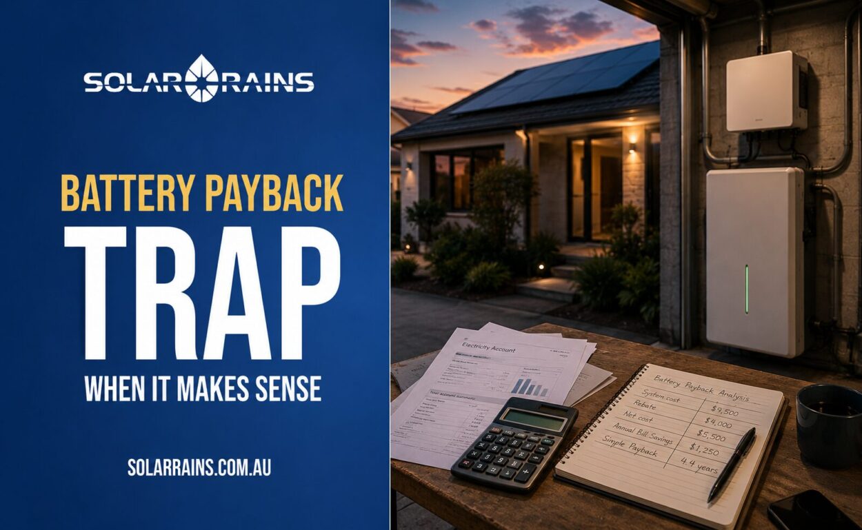 The Solar Battery Payback Trap