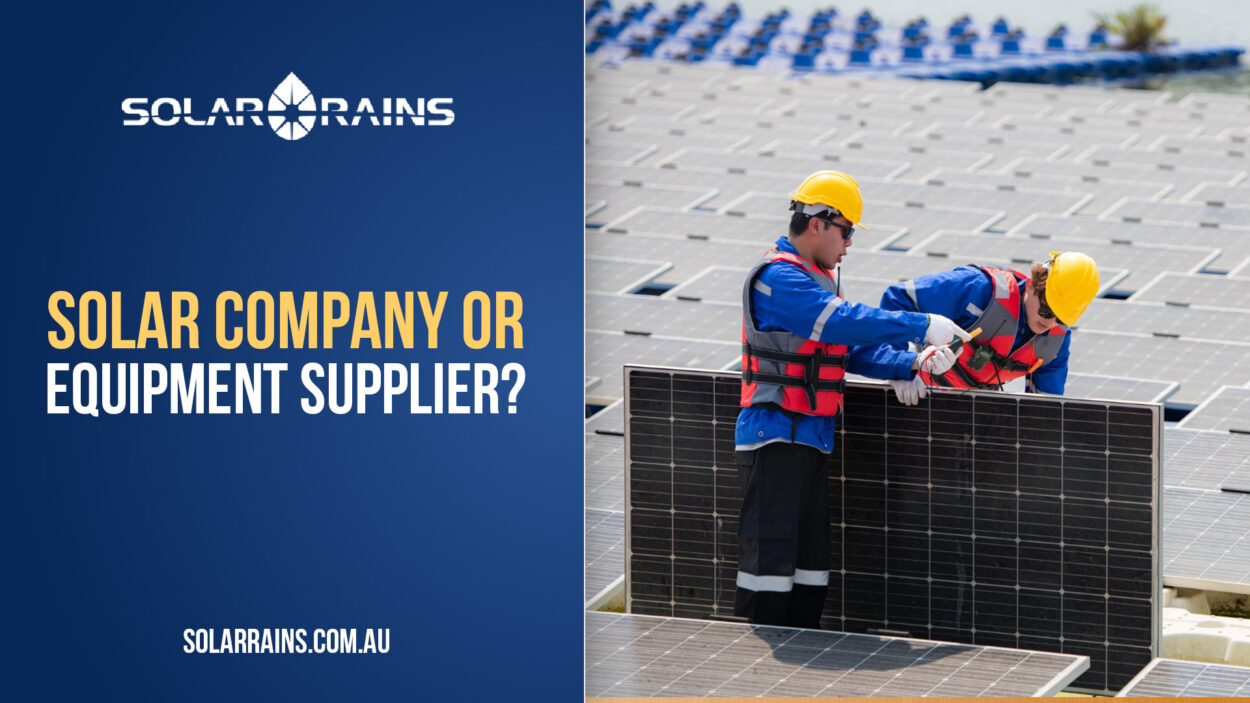 Solar Company or Equipment Supplier